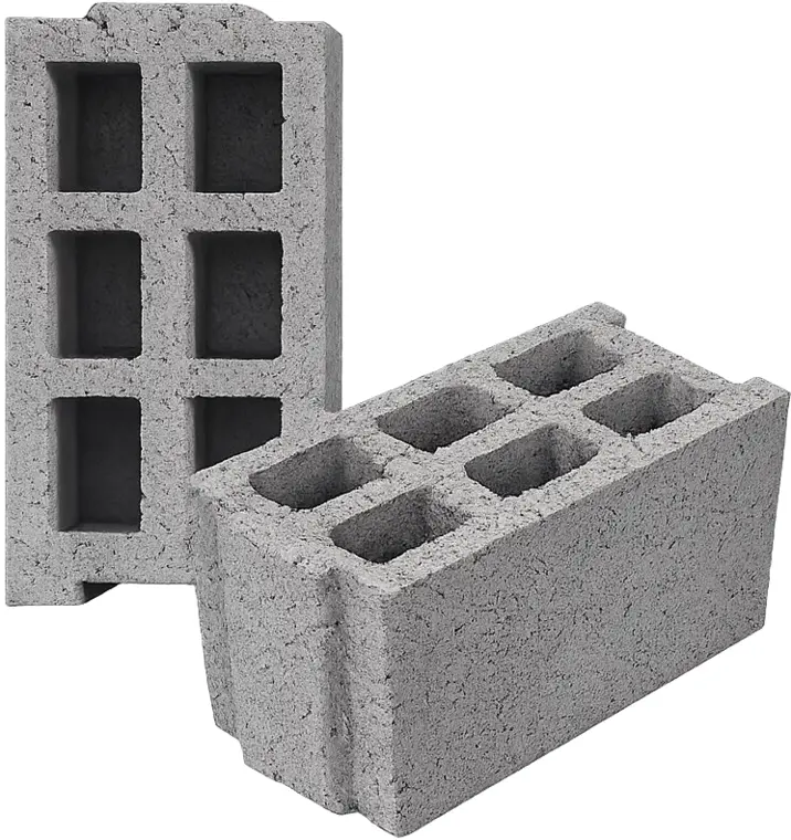 20 cm lightweight concrete block · three-wall